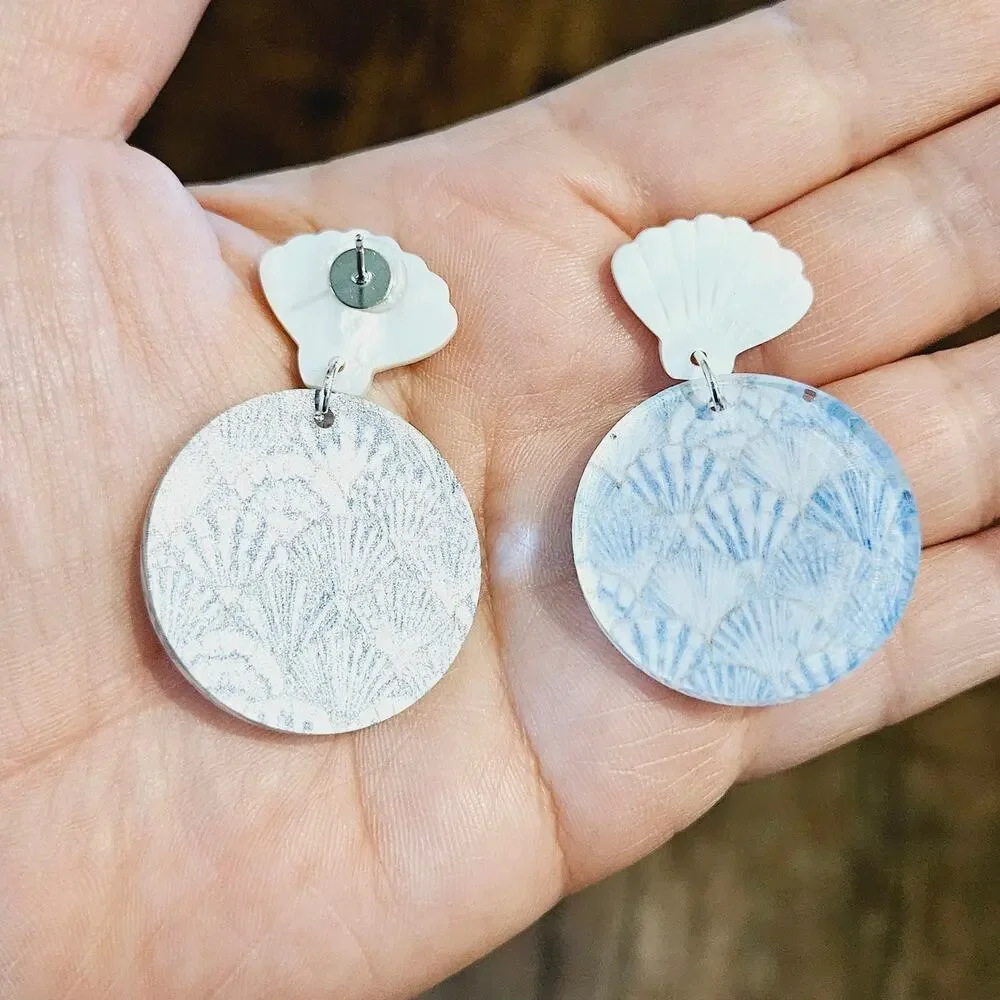 Handcrafted acrylic seashell